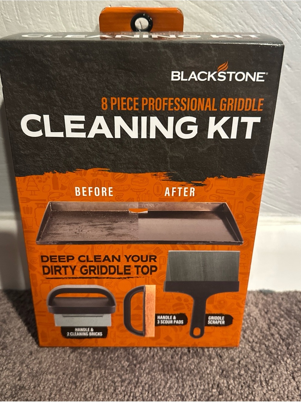 Blackstone 8 piece Professional Griddle Cleaning Kit NEW in box